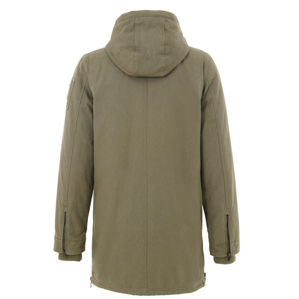 Moose Knuckles MK8588MCP Green Cotton Parka for Men