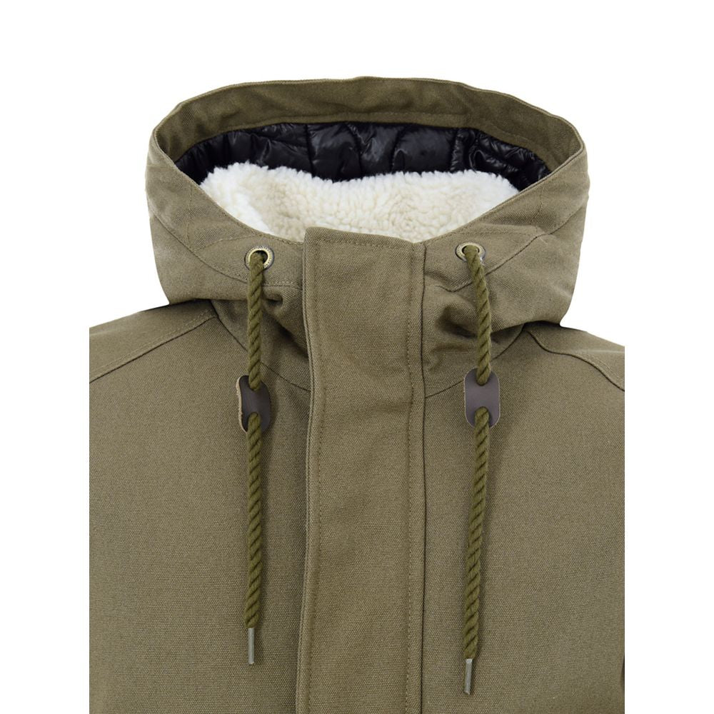 Moose Knuckles MK8588MCP Green Cotton Parka for Men