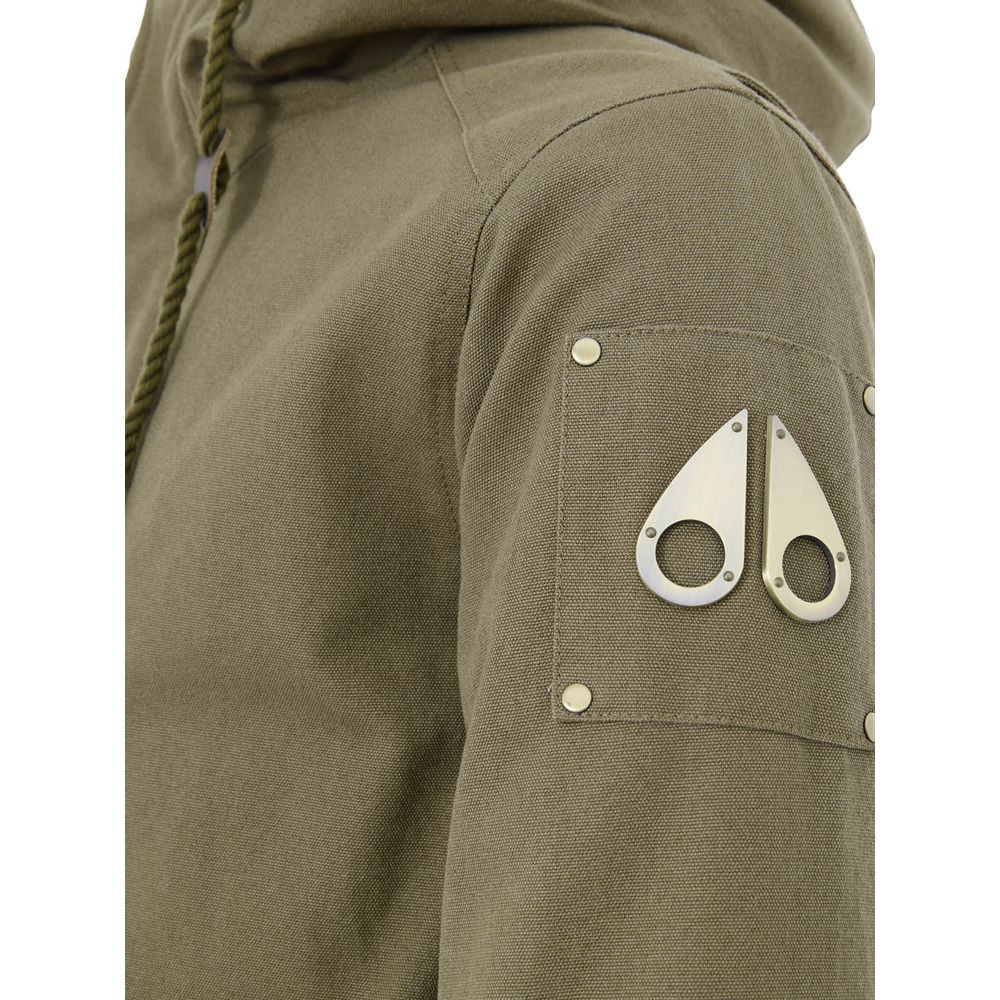 Moose Knuckles MK8588MCP Green Cotton Parka for Men