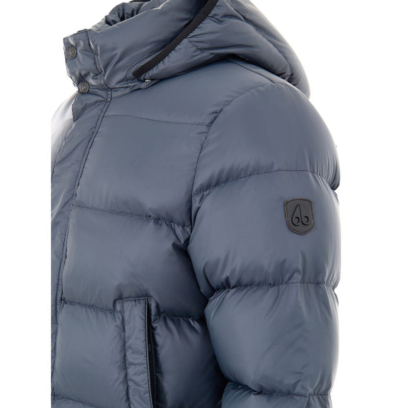 Moose Knuckles grijze nylon jas