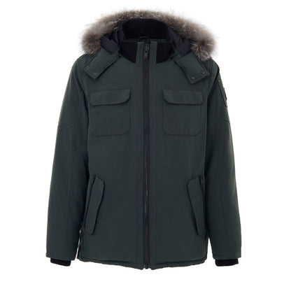 Moose Knuckles Groene Nylon Parka