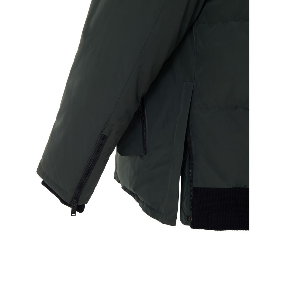 Moose Knuckles Green Nylon Parka - Technical Fabric Jacket