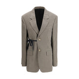 Balenciaga Multicolor Lyocell Coat - Vichy Jacket pour Femme