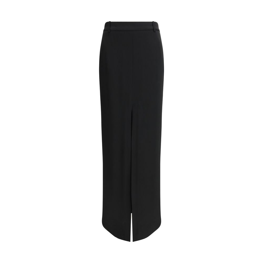 Tom Ford Black Acetate Long Skirt for Women - Elegant & Versatile