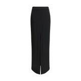 Tom Ford Black Acetate Long Skirt for Women - Elegant & Versatile