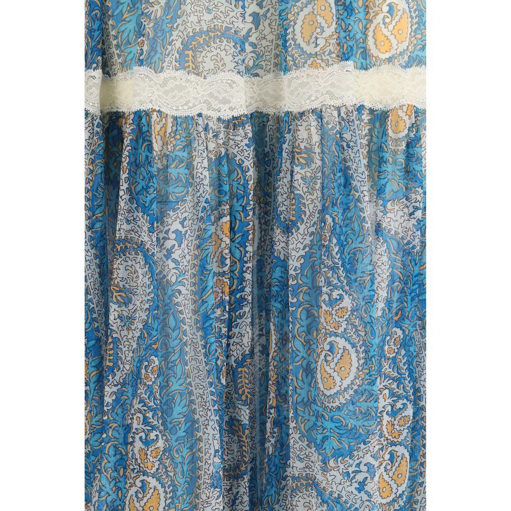 Etro Multicolor Silk Long Skirt - Élégance Effortless
