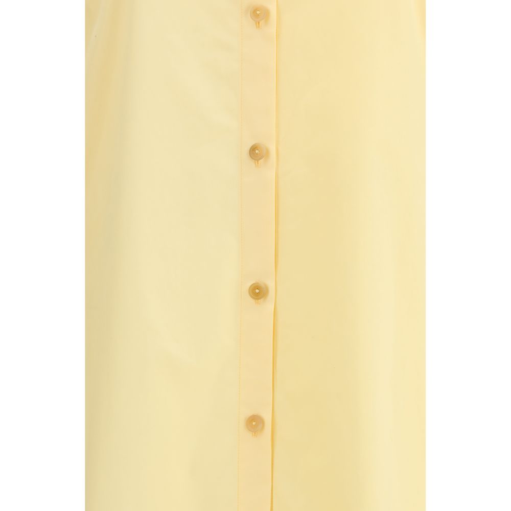 Khaite Bicolor Cotton Casual Dress