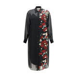 Khaite Gloria Black Silk Casual Dress for Women