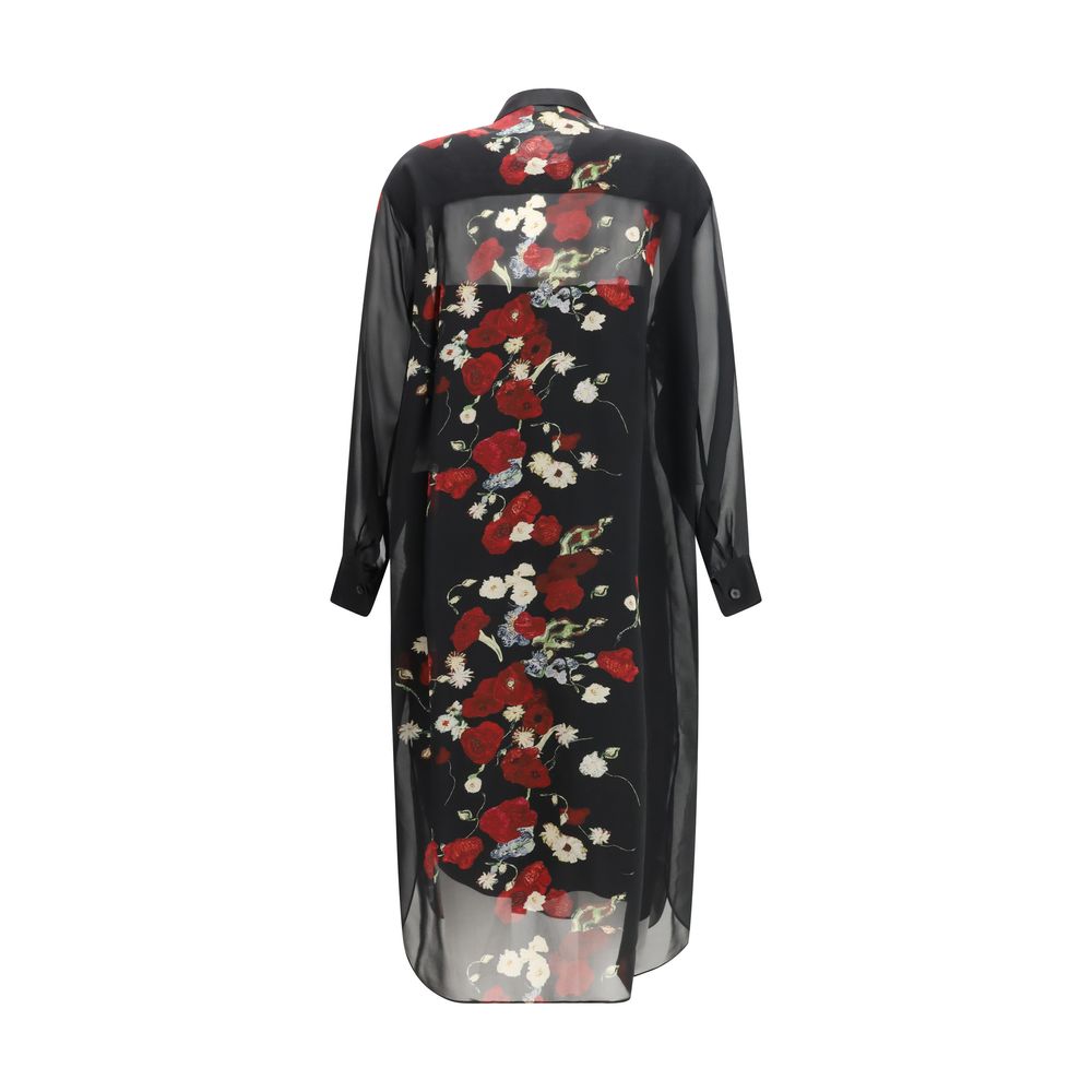 Khaite Gloria Black Silk Casual Dress for Women