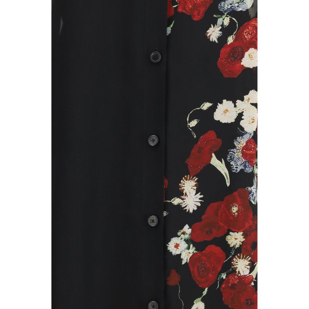 Khaite Gloria Black Silk Casual Dress for Women
