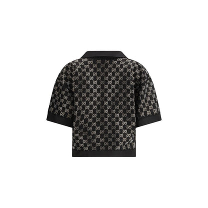 Gucci Black Viscose Top
