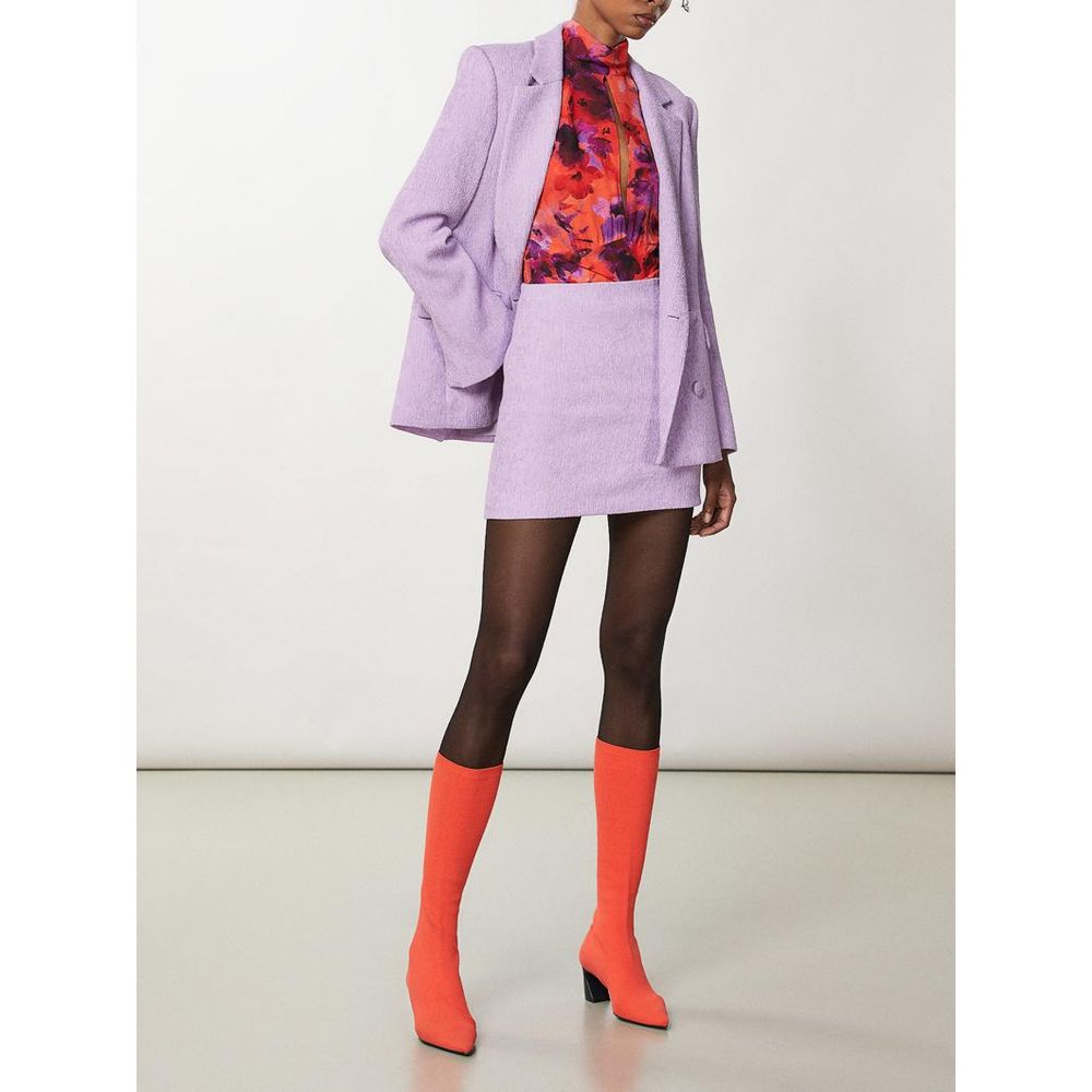 Patrizia Pepe Mystical Lilac Mini Skirt - Élégance et Confort