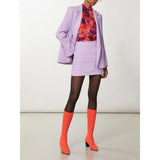 Patrizia Pepe Mystical Lilac Mini Skirt - Élégance et Confort