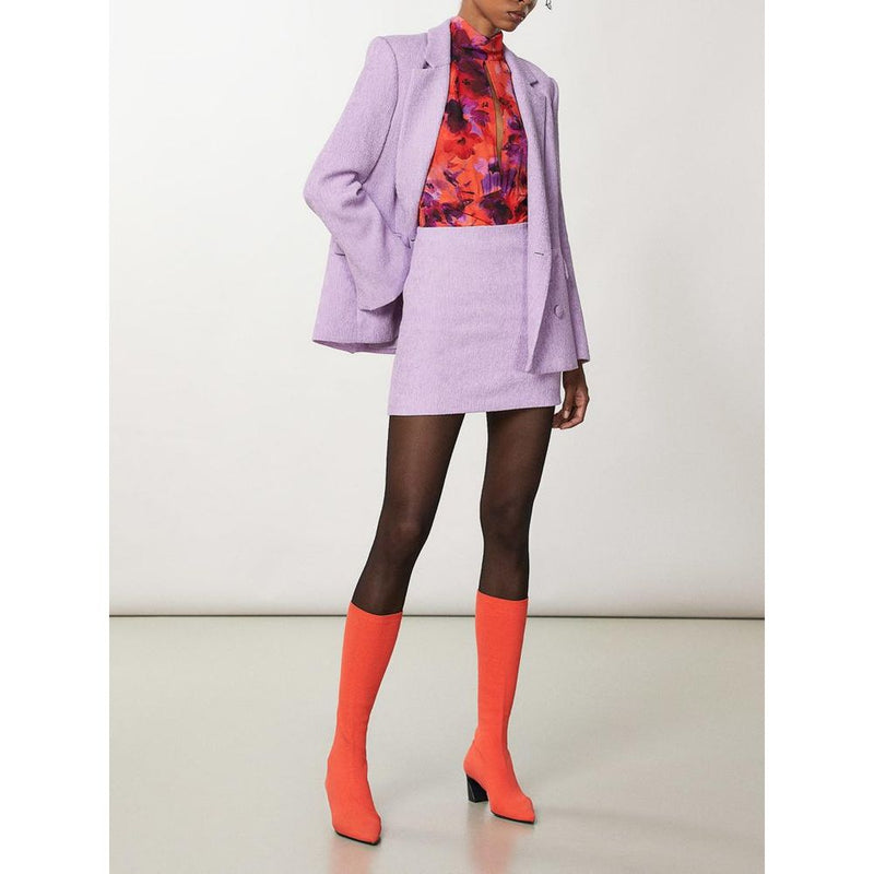 Patrizia Pepe Mystical Lilac Mini Skirt for Women