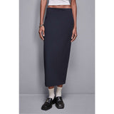 Patrizia Pepe Navy Blue Long Skirt for Women - Elegant & Versatile