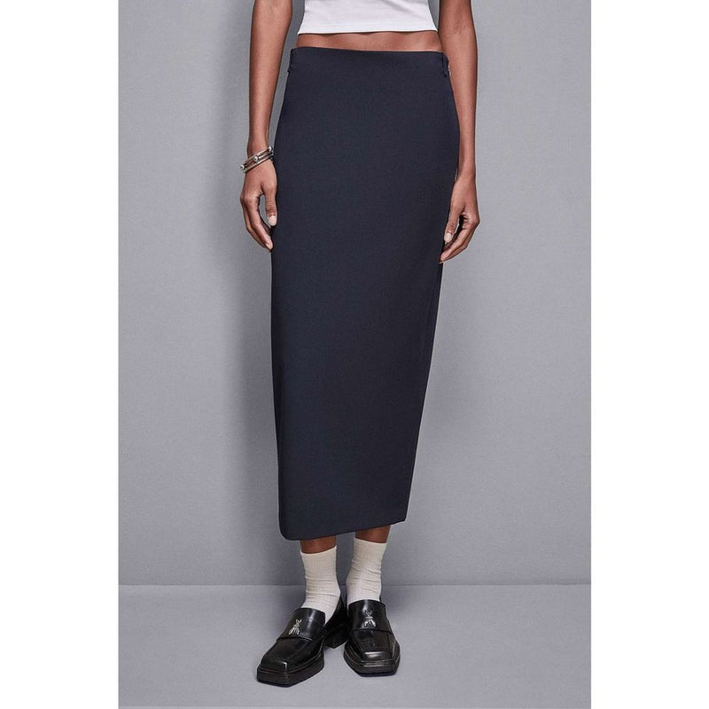 Patrizia Pepe Navy Blue Long Skirt for Women - Elegant & Versatile