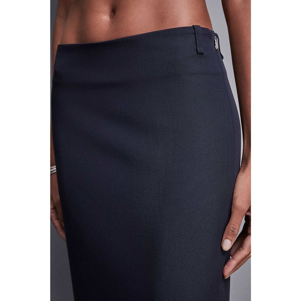 Patrizia Pepe Navy Blue Long Skirt for Women - Elegant & Versatile