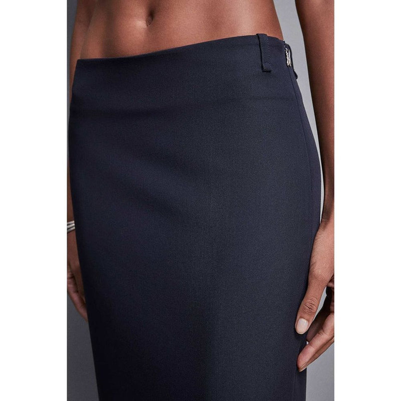 Patrizia Pepe Navy Blue Long Skirt for Women - Elegant & Versatile