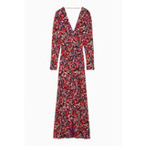 Patrizia Pepe Martian Red Viscose Casual Dress