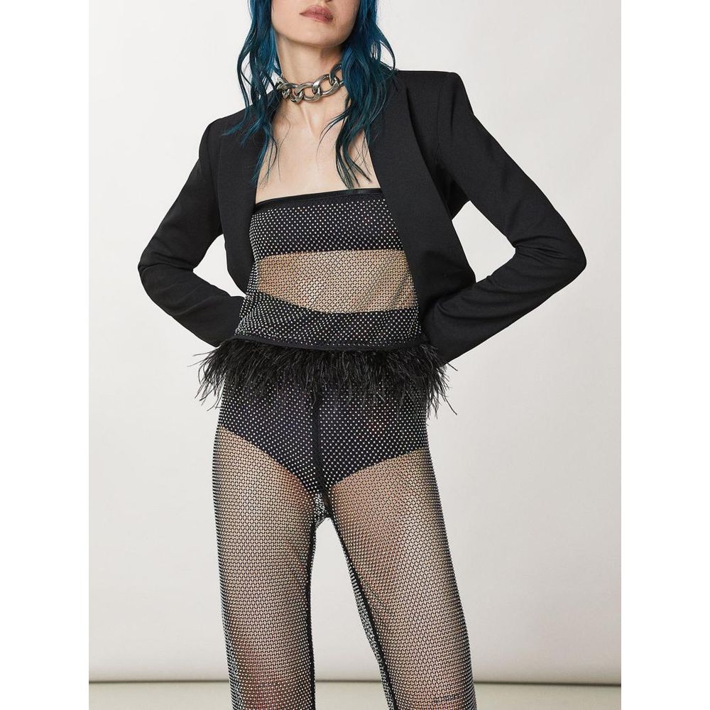 Patrizia Pepe Tank Top Noir en Polyester pour Femme