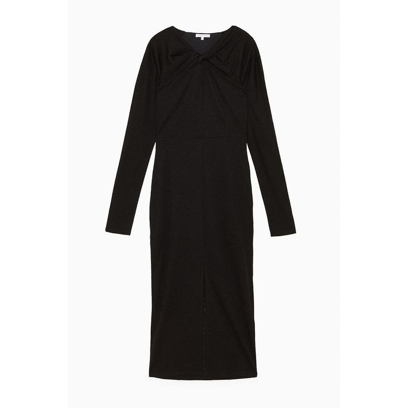 Patrizia Pepe Black Wool Casual Dress - Elegant & Versatile