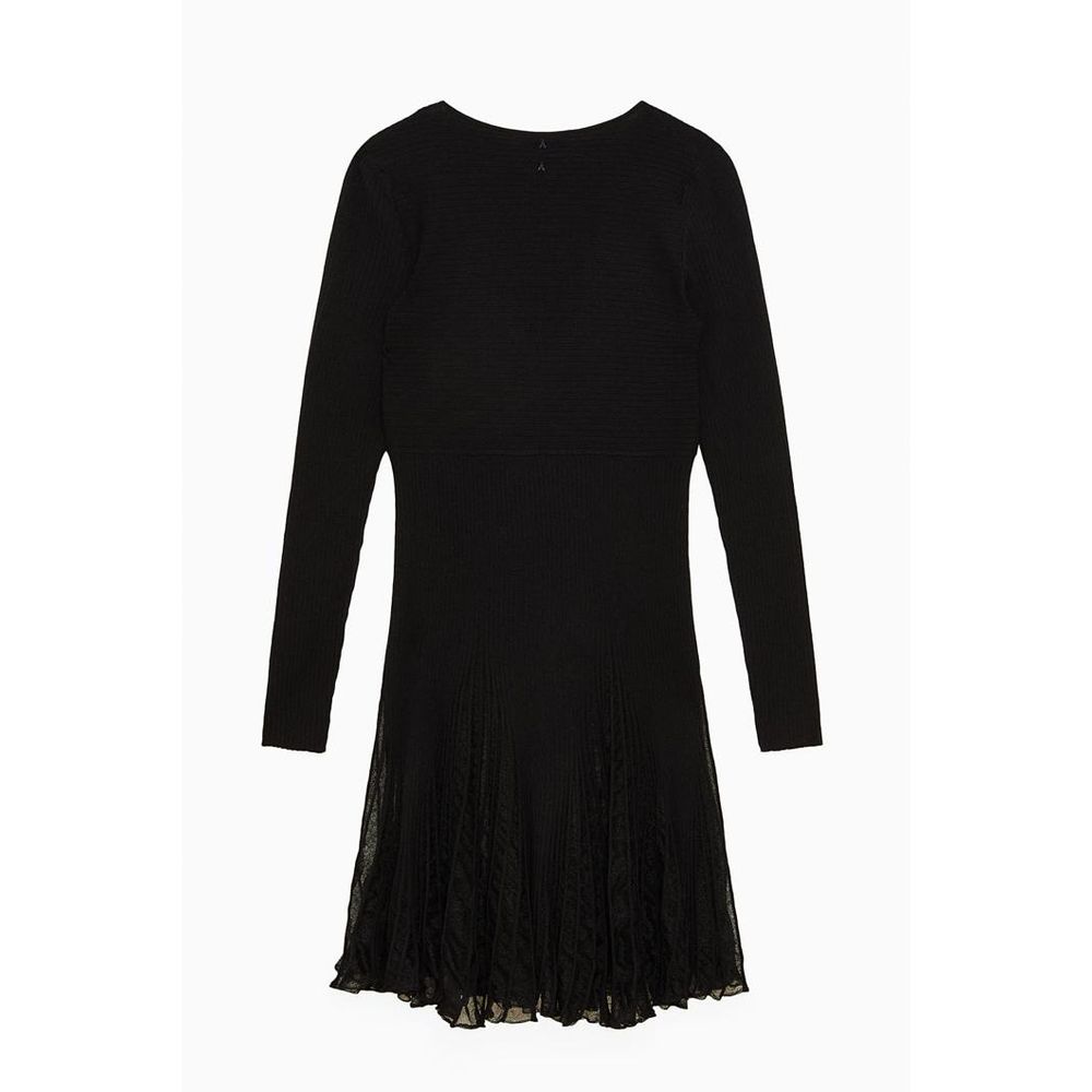 Patrizia Pepe Black Viscose Casual Dress for Women