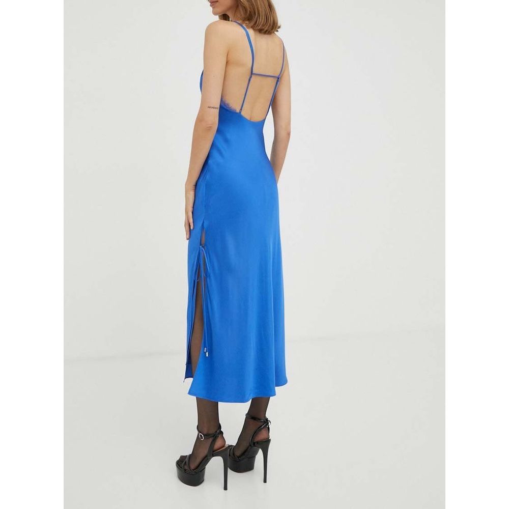 Patrizia Pepe Blue Ray Viscose Casual Dress