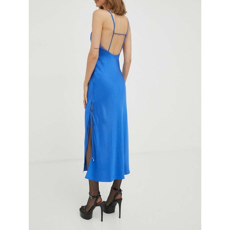 Patrizia Pepe Blue Ray Viscose Casual Dress