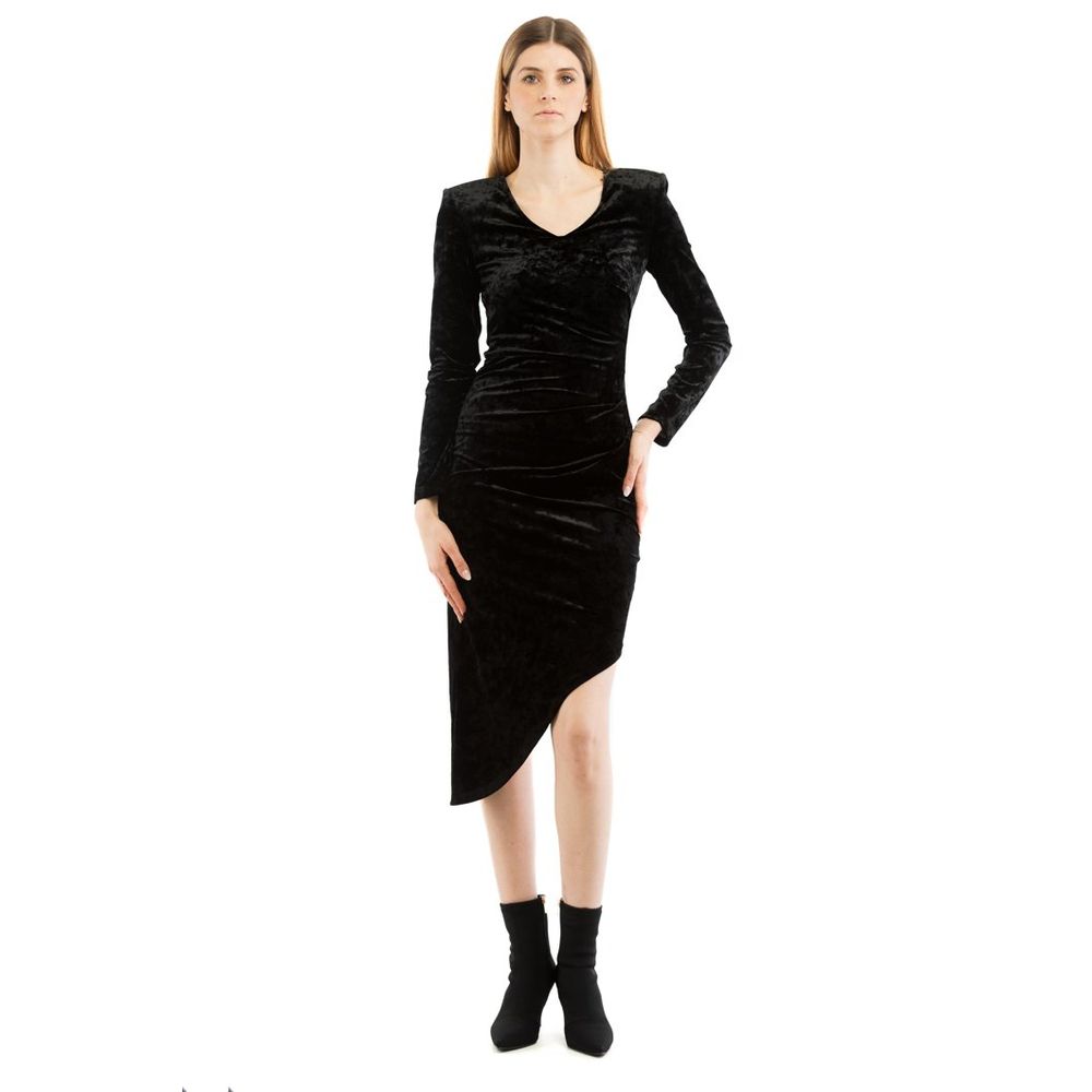 Patrizia Pepe Black Casual Dress - Elegant and Comfortable