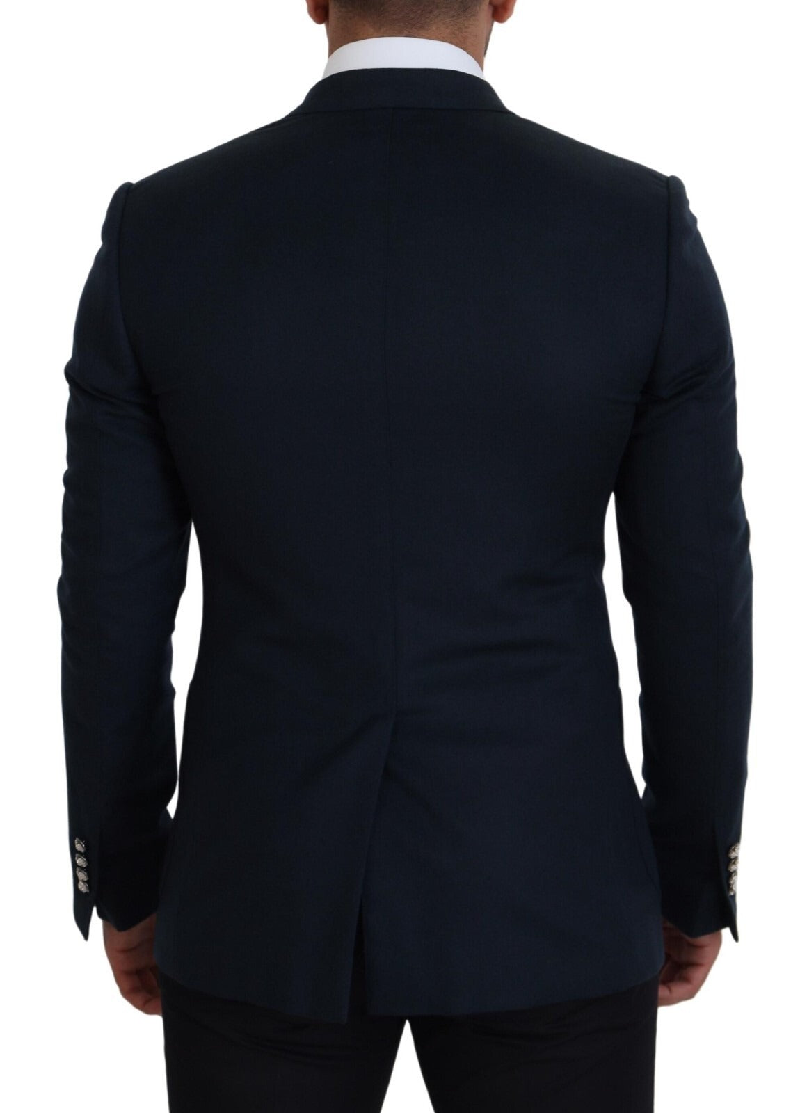 Dolce &amp; Gabbana, veste de costume formelle bleu à double boutonnage