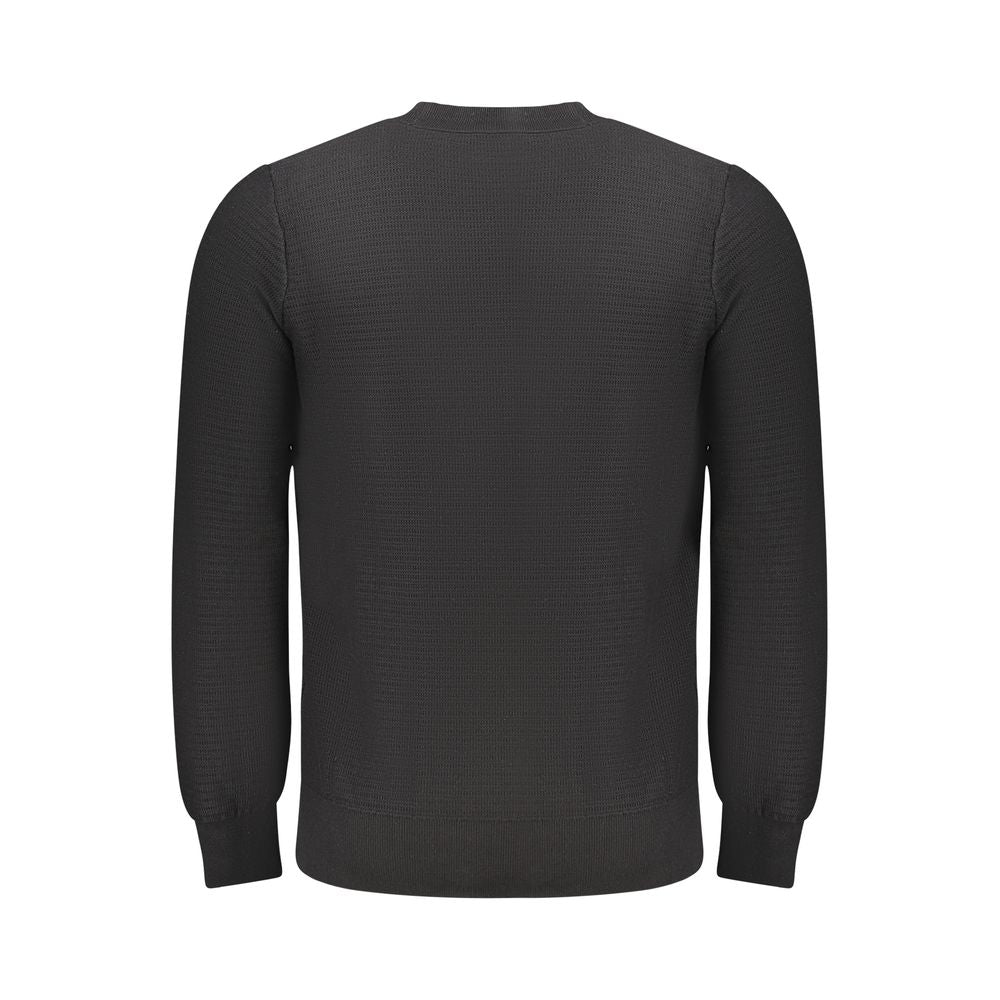Pull en coton noir Hugo Boss pour homme