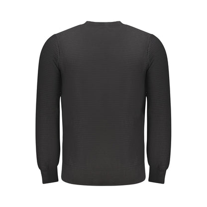 Pull en coton noir Hugo Boss pour homme