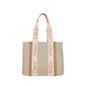 Chloé Brown Linen Shoulder Bag