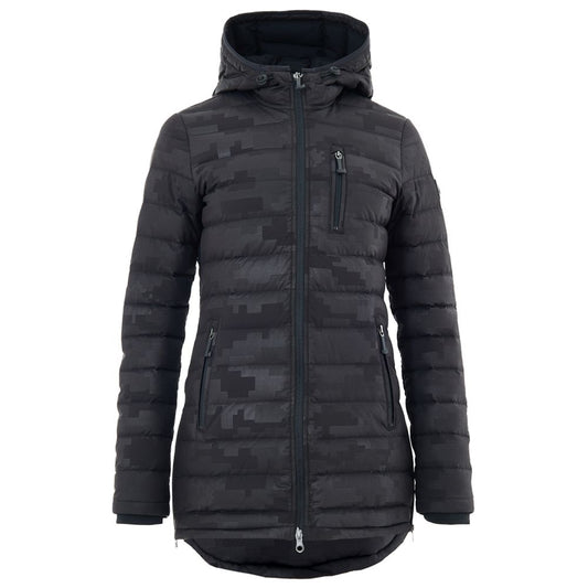 Moose Knuckles Black Nylon Coat - Lightweight Down Jacket