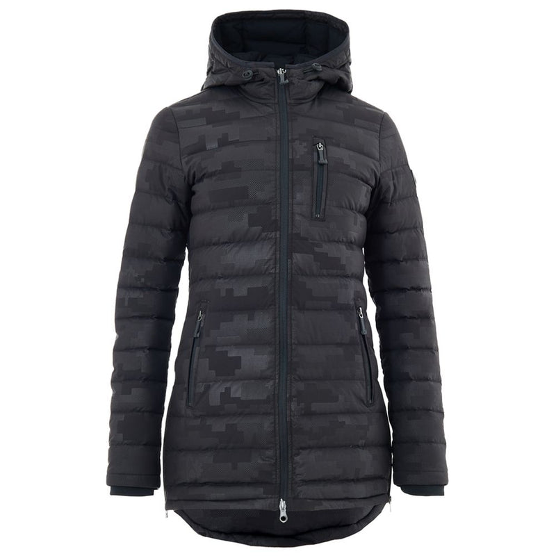 Moose Knuckles Black Nylon Coat - Lightweight Down Jacket