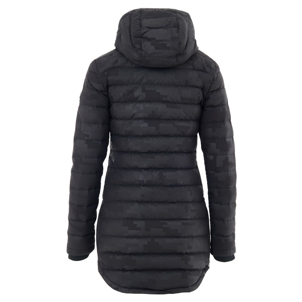 Moose Knuckles Black Nylon Coat - Lightweight Down Jacket