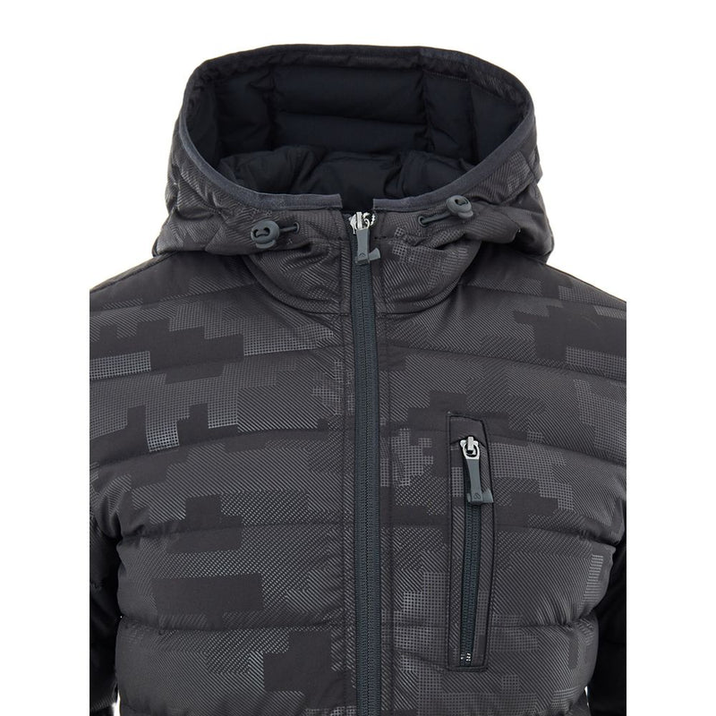 Moose Knuckles Black Nylon Coat - Lightweight Down Jacket