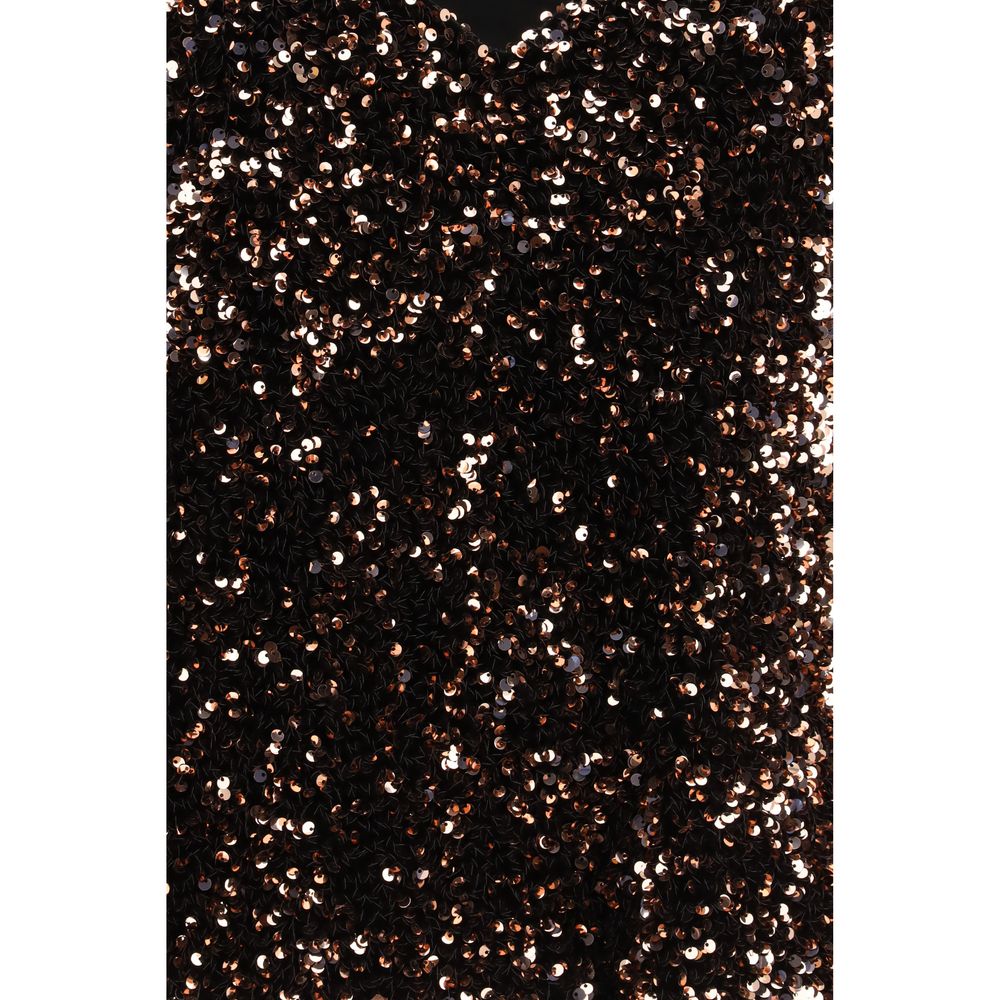 Ella Brown Polyester Blouse