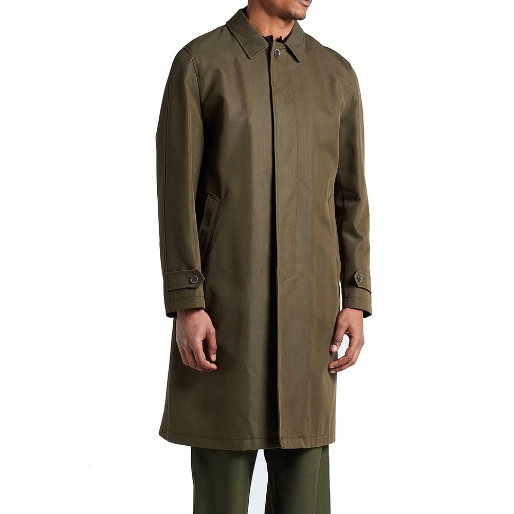Herno Bicolor Cotton Coat for Men