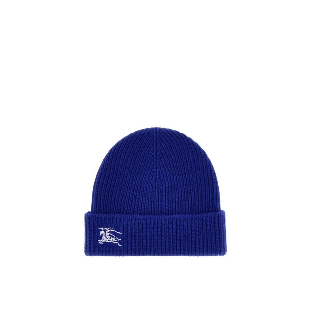 Bonnet en cachemire bleu Burberry