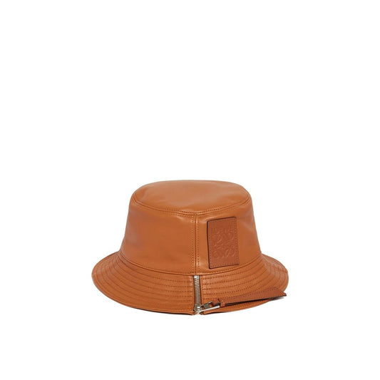 Loewe Brown Calfskin Bucket Hat