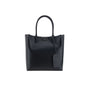 Sac cabas Valentino Garavani en cuir de veau noir