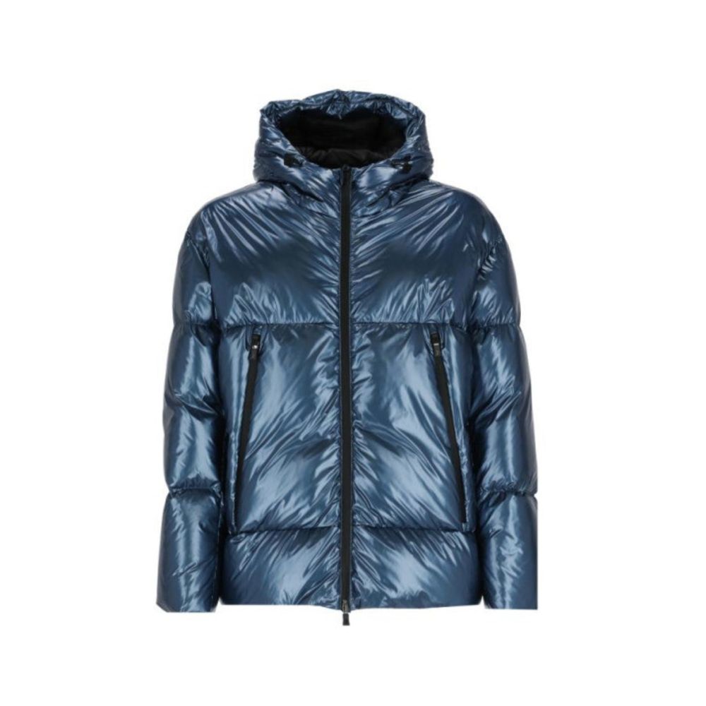 Herno Blue Polyamide Shell Jacket for Men