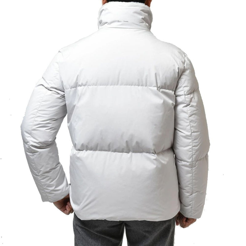 Herno Gray Polyester Coat for Men