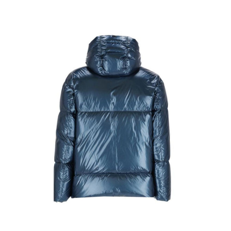 Herno blauw polyamide shell-jack