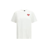 PINKO Strepitoso T-Shirt en Coton Blanc pour Femmes
