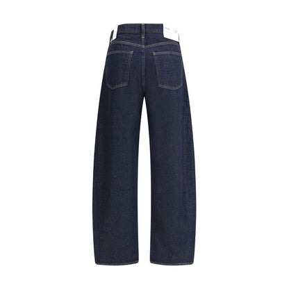Agolde Blue Recycled Cotton High-Waisted Jean