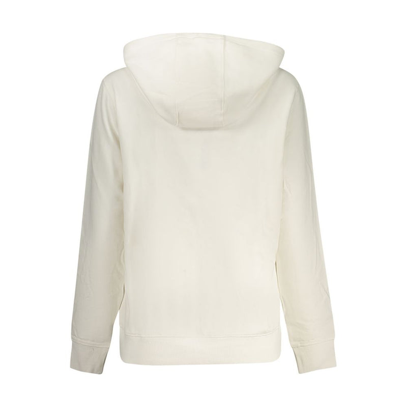 Tommy Hilfiger White Cotton Women's Sweatshirt - Stylish & Comfortable