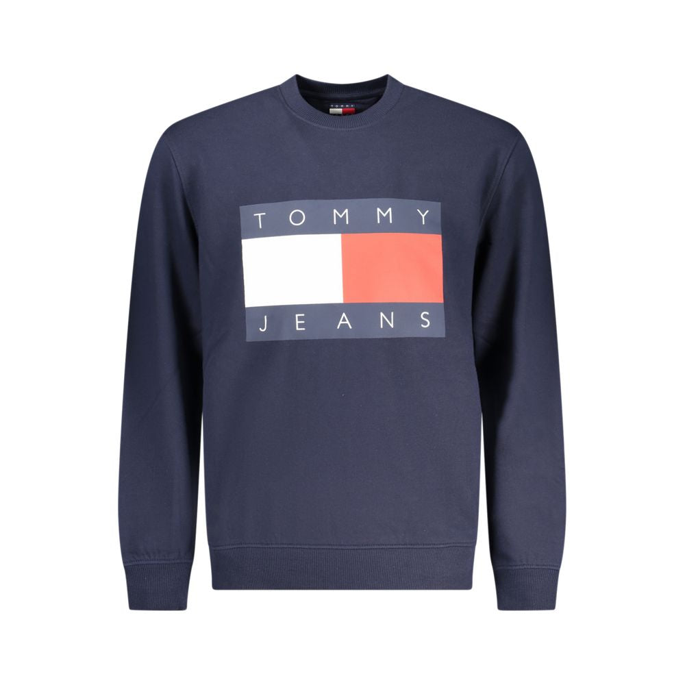 Sweat-shirt bleu en coton pour homme Tommy Hilfiger