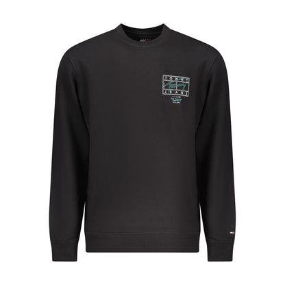 Sweat-shirt Tommy Hilfiger en coton noir pour homme